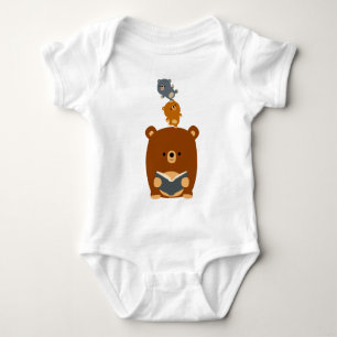 Body Cute Cartoon Lecture Ours et Cubs Baby Creeper