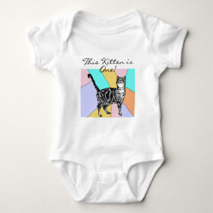 Body Cute Chat Premier Anniversaire Pastel Chats Baby K