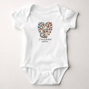Body Cute chaton en gros avec papillons et devis