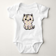 Cute chaton floral