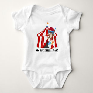 Body Cute cirque singe unisex premier anniversaire
