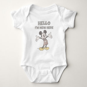 Body Cute Disney Mickey Souris Bonjour Je suis Nouveau 