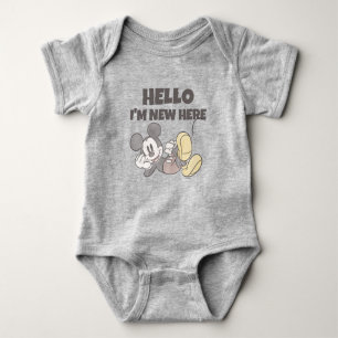 Body Cute Disney Mickey Souris Bonjour Je suis Nouveau 