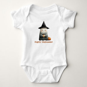 Body Cute fantôme avec Halloween café