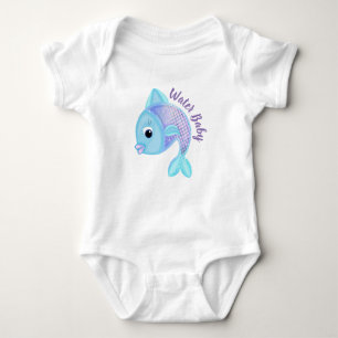 Body Cute Fish One Piece Bébé Bodysuit
