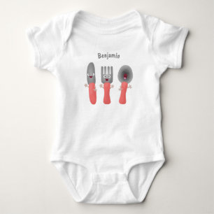 Body Cute fourche couteau et cuillère dessin de couvert