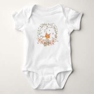 Body Cute Fox Vintage Florals Verdure Foliage Garçon