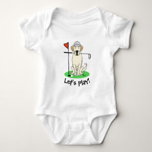 Body Cute Golf Yellow Labrador Retriever Chien