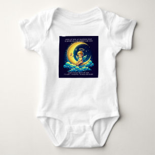 Body Cute Guardian Angel Cherub et Moon Expressionist
