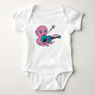 Body Cute Guitar Player Octopus