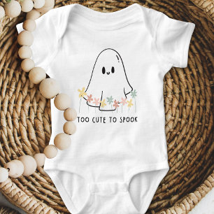 Body Cute Halloween Fleur Fantôme Trop mignonne Pour Pa