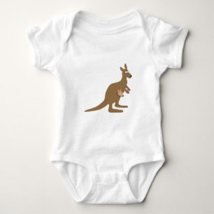 Body Cute Kangaroo et Joey