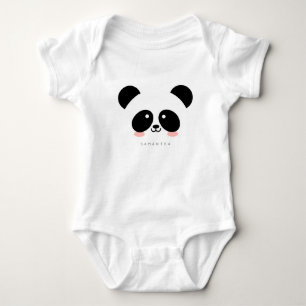 Body Cute Kawaii Panda  Ajouter votre nom