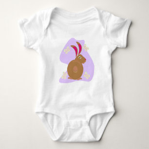 Body Cute lapin vectoriel en couleurs roses