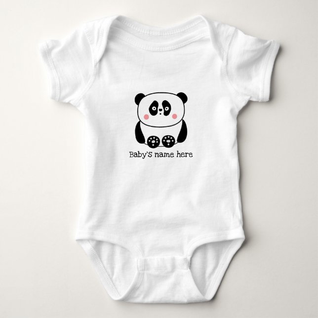 Body Cute panda personnalisées (Devant)