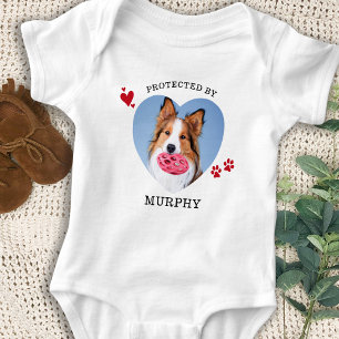 Body Cute Protégée Par Chien Personnalisé Coeur Photo A