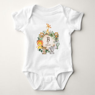 Body Cute Safari Jungle Animaux sauvages Personnalisé M