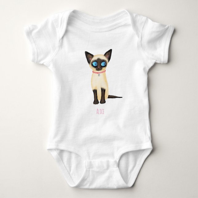 Body Cute Siamese chaton bébé (Devant)