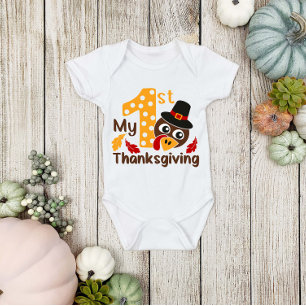Body Cute Turquie 1er Thanksgiving Baby Boy
