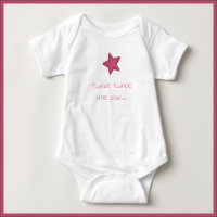 Cute Twinkle Little Star Rose Blanc ou Noir