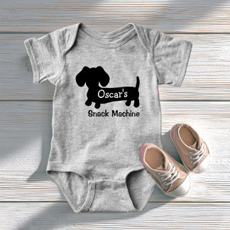 Body Dachshund's Funny Baby Snack Machine