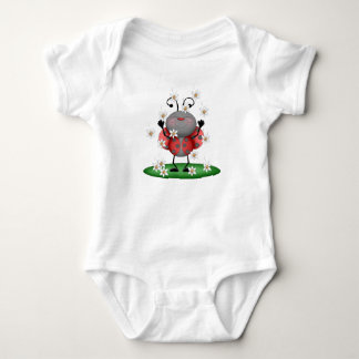 Body Daisy Ladybug Girl Spotted Red Bug