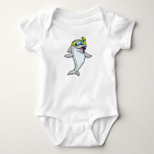 Body Dauphin à la plongée avec tuba