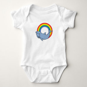 Body Dauphin avec arc-en-ciel
