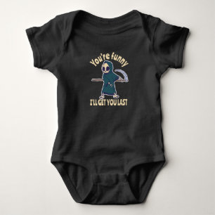 Body Déguisement de squelette de la Faucheuse drôle pou