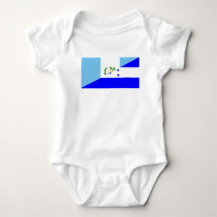 Body demi de symbole de drapeau du Guatemala Honduras