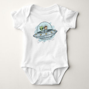Body Dessin animé d'alien volant