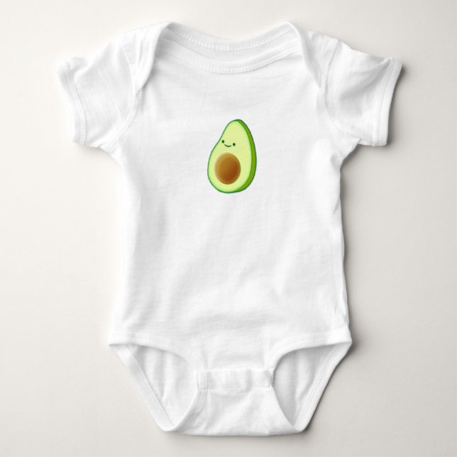 Body Dessin Avocado mignon (Devant)