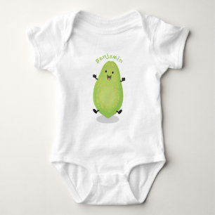 Body dessin de la patte papaye de Cute kawaii