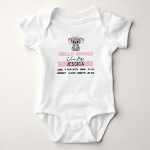 Body Détails du bébé né Pink Koala