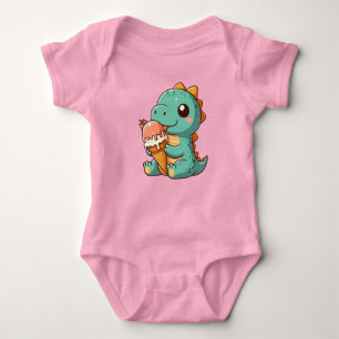 Body Dino mignonne de glace mangeur