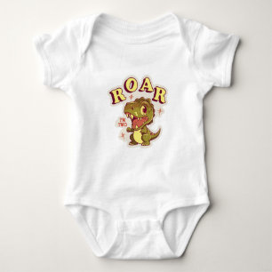 Body DINOSAUR customisé ANNIVERSAIRE ROAR JE SUIS DEUX
