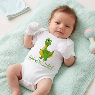 Body Dinosaure personnalisé avec un nom mignon