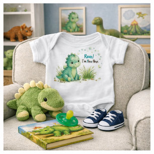 Body Dinosaure Rugissement Mignon Stégosaure Petit Garç