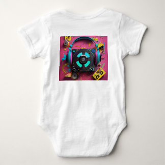 Body DJ culture Symble de musique pour les enfants port