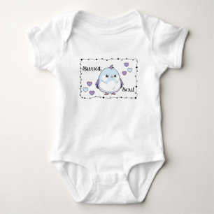 Body Douce Âme - Joli Oiseau Bleu Kawaii
