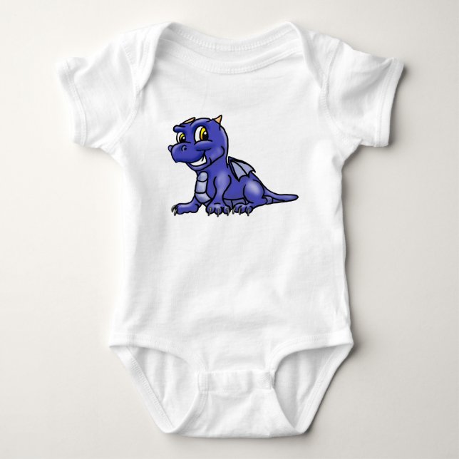 Body Dragon Bébé Bleu (Devant)