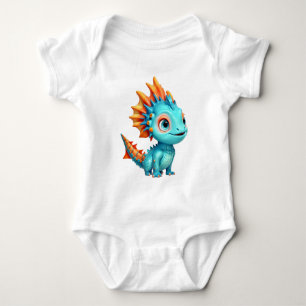 Body Dragon extraterrestre mignon, turquoise