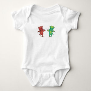 Body Dragon Red Blue Dragon Fairy Tale Imaginaire