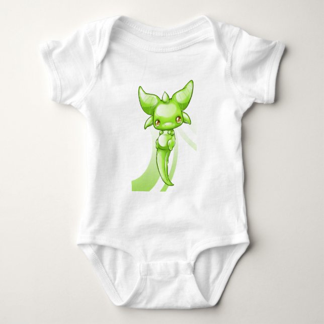 Body Dragon vert de bébé (Devant)