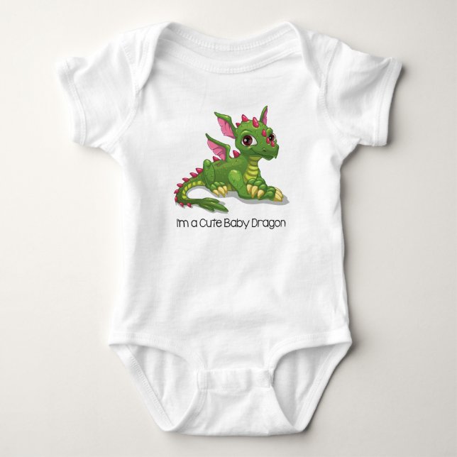 Body Dragon vert mignon (Devant)