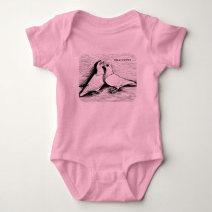 Body Dragoon Pigeons White Pair