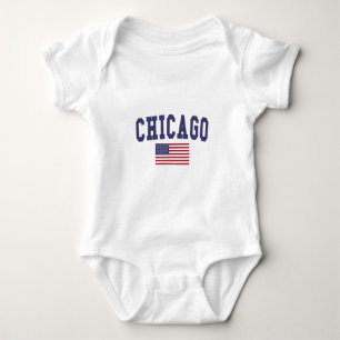 Body Drapeau américain de Chicago