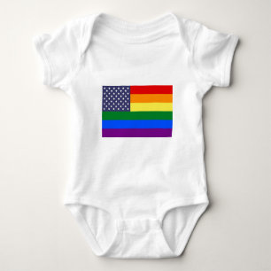 Body Drapeau de fierté d'arc-en-ciel des USA