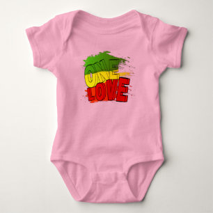 Body Drapeau de reggae, One Love, Rasta
