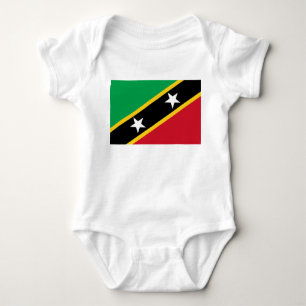 Body Drapeau de Saint-Kitts-et-Nevis (Caraïbes)